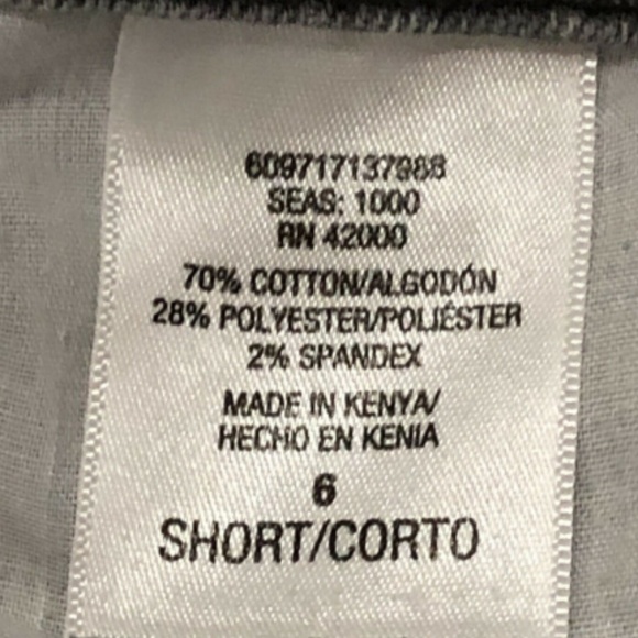 Basic Editions Classic Fit Jeans Gray Sz 6 Short - Picture 7 of 8